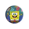 Bob Esponja Bob Esponja Dibujo Animado Insignia Redonda de Hoja de Lata Insignia