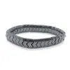 Pulsera Cóncava Negra de Piedra Biliar No Magnética al por Mayor Pulsera Unisex Pulsera para el Cuidado de la Salud Accesorios de Joyería DIY Caliente Transfronterizo