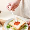Batidor de Huevos de Plástico Mini para Cocina del Hogar Palillo Portátil para Batir Huevos para Picnic al Aire Libre Batidor de Huevos Multifuncional de Doble Uso