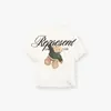 Marca Europeia e Americana Tendência Transfronteiriça Representa Vida Urso de Pelúcia Camiseta de Manga Curta Estampada com Letras para Homens e Mulheres High Street Manga Meia