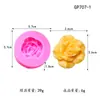 Choukai Nova Mousse Bolo Flor Rosa Ferramenta de Moldar Molde de Silicone Grau Alimentício Ferramenta DIY para Vela de Aromaterapia