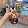 Chaveiro Criativo de Cachorro de Pelúcia Desenho Animado para Carro Novo Fofo Estilo Coreano Grampo de Cabelo Tiara Boneca Pingente de Bolsa