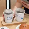 Papel Táctil Taza de Café de Gama Alta Taza de Café Desechable con Tapa Especial Comercial Taza de Papel para Bebidas Calientes Logo Personalizado