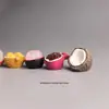 Entediado, arranje algumas frutas descascadas fofos enfeites de simulação para curar seu humor, computador estilo japonês mesa escritório desktop