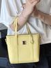 Bolsos de Mano Pequeños Populares de Este Año para Mujer 2025 Nuevo Verano Simple Casual Bolso Bandolera Nicho de Un Solo Hombro Tipo Cubo