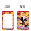 Juego de tarjetas de animación de mundo paralelo de la expedición del héroe de Marvel Spider-Man, bolsa para tarjetas de comida para estudiantes, juego de tarjetas de autobús con cordón largo