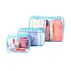 Bolsas de Embalaje de Plástico Pvc Transparente al por Mayor Lindas Portátiles de Viaje Bolsas de Almacenamiento para Cosméticos para Niñas Bolsas de Pvc