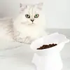 Comedero para mascotas, comedero para gatos, con patas altas, boca inclinada, comedero para gatos que protege el cuello, antideslizante, a prueba de derrames, comedero para perros, suministros para mascotas al por mayor