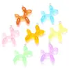 DIY resina bola luminosa cachorro celular chaveiro pingente joias acessórios ins pingente de chaveiro W327