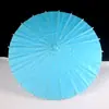 Paraguas de papel diy lacado flotante paraguas pequeño pintura niños blanco en blanco paraguas de papel de aceite al por mayor con patrón pigmento hecho a mano