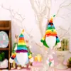 Muñeca sin rostro Haobei Transfronteriza Juguete Festival Arcoíris Decoraciones Fiesta Navideña Colgante Muñeco Pequeño Rudolph Regalo