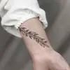 Nuevo Pegatina de Tatuaje de Henna Transfronterizo Tótem de Mimbre Negro Dorso de la Mano Impermeable Femenina Desechable Temporal