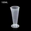 Taza medidora pequeña con escala ml Gramo Recipiente Taza medidora Taza medidora Taza de onzas Pequeña de plástico Estándar ml Transparente
