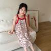 Vestido para Niña, Nuevo Estilo de Verano, Se Puede Usar Afuera, Elegante Ropa de Casa para Bebé Niña, Falda con Tirantes, Vestido de Playa para Niña Pequeña
