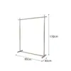 Loja de Roupas Aço Inoxidável Simples de Chão Espessado Rack de Exposição para Roupas Femininas Suporte Vertical para Exposição de Roupas Rack de Ilha