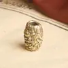 Cuentas de Latón Vintage con Forma de Dragón Accesorios para Manualidades Patrón de Dragón Estilo Chino Cuentas Espaciadoras Colgante Personalizado para Cuchillo Colgante de Paracord Colgante para Llavero