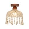 Lámpara de Cristal Vestíbulo Francés Moderno Minimalista Luz de Techo Luz de Escalera Luz de Balcón Luz de Pasillo Luz de Pasillo L271