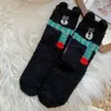 Calcetines que no sueltan pelusa para mujer, Calcetines de terciopelo de coral para otoño e invierno, Calcetines lindos con diseño de oso de dibujos animados hasta la pantorrilla, Calcetines para dormir, Calcetines cálidos, Calcetines para el suelo