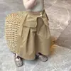 Conjunto Infantil Feminino Estilo Coreano 2026 Verão Infantil Novo Colete de Manga Curta Calça Estilosa de Bebê Conjunto de Duas Peças Moderno Tendência