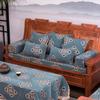 Cojín de chenilla para sofá, cojín de esponja para sofá de caoba china, cojín para silla, cojín para silla de comedor de madera maciza engrosado, colchón arhat