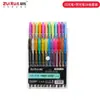 Caneta Marcadora Fluorescente Caneta de Desenho Colorida Caneta Glitter Caneta Gel Pastel Pincel de Grande Capacidade Caneta Marcadora para Caderno de Recados para Estudantes