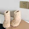 Botas de Nieve de Peluche para Niños 2026 Otoño Nuevo Estilo Niñas Estilo Coreano Botas Cortas de Princesa Niña Pequeña Cálidas Botas de Algodón con Piel