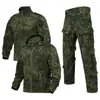 L5.0 Macacão Sapo Conjunto de Três Peças Nylon Elastano Quatro Vias Traje de Treinamento Resistente à Água Camuflagem Outdoor Tático Conjunto 07 Traje de Treinamento
