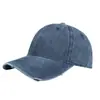 Gorra de Béisbol Lisa Lavada con Aspecto Desgastado y Ala Deshilachada, Gorra de Béisbol Deportiva para Hombre para Exteriores con Protección Solar Venta al por Mayor