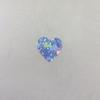 Polvo dorado de 1,5 cm, estrella brillante de cinco puntas, corazón de melocotón, material para decoración de uñas, pinzas para el cabello para niños, accesorios, amor, hecho a mano, bricolaje, pequeñas joyas