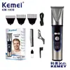 Kemei Cortapelos Eléctrico Recortador Km-427 Cortapelos de Aceite para Diseño de Cabeza Pantalla Digital Profesional Salón Cortapelos Eléctrico Venta al por Mayor