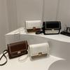 Retro Casual Hombro Combinable Texturizado 2025 Nuevo Bolso Bandolera Simple Para Desplazamiento Pequeño Bolso Cuadrado Comercio Exterior