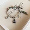 Pulsera de Plata de Bestia Devoradora de Oro Antigua para Mujer, Pulsera Trenzada de Porcelana Azul y Blanca Estilo Étnico, Joyería de Pulsera que Atrae la Riqueza de Lujo Accesible de Nicho