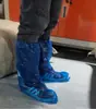 Cobre-sapatos de Chuva Descartáveis, Resistente ao Desgaste, Impermeável, Antiderrapante, Longo e Alto Espessado, Cobre-Pés, Cobre-Botas de Plástico para Fazenda Rafting ao Ar Livre