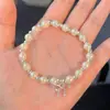 2025 Nuevo Nuevo Chinoiserie Plata S925 Simple Elegante Fresco y Dulce Diseño de Nicho Pulsera Ins Pulsera Pulsera