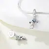 Colgantes de Estrella y Oso de Cobre Blanco al por mayor transfronterizos, Accesorios lindos y versátiles para pulseras DIY para mujeres