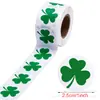 Popular Rollo Empacado de Navidad y St de Amazon. Pegatinas del Día de San Patricio, Pegatinas en Rollo de Tréboles, Etiquetas