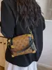 Bolsas de Lujo para Mujer 2025 Nuevo Bolso de Hombro Estampado Retro para el Trabajo Bolso Cruzado Casual Versátil de Moda