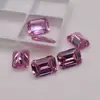 Zircônio Retangular Rosa do Tamanho de um Quilate Pedra Solta