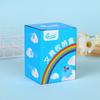 Caixa de Papelão Branco Personalizada Dobrável Tipo Hambúrguer Caixa Colorida Caixa de Embalagem Cosmética Caixa de Papel Kraft Branco Impressa Caixa de Papelão Ondulado Tipo Avião