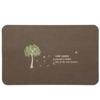 Tapete de Entrada para Puerta Tapete para Pies Antideslizante Absorbente de Agua Baño Inodoro Remoción de Polvo Hogar Recámara Alfombra Cocina