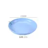 [Saída de fábrica] Palha de trigo Frutas domésticas Prato grande resistente a gotas Simples estilo japonês Micro-ondas Prato Redondo