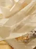 Gasa dorada con purpurina fina, accesorio de fotografía francés, cortina de gasa, tela de fondo para fotografía de ensueño, decoración
