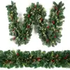 Guirlanda de Natal 180/270cm Decorações Artificiais Trepadeira de Árvore de Natal Enfeites Pendurados Arranjo de Cena Porta Trepadeira de Natal