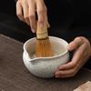Conjunto Cerâmico Matcha de Quatro Peças Conjunto Completo de Ferramentas para Fazer Chá Tigela de Chá Matcha