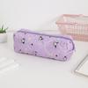 Estuche para lápices con estampado de perro Parchal de dibujos animados, de gran capacidad, de estilo Ins, de alta calidad, nuevo estilo, para estudiantes de secundaria y preparatoria.