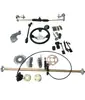 Accesorios para kart de cuatro ruedas de 168CC modificados F1 drift suspensión delantera y trasera dirección delantera conjunto de freno de disco de eje trasero asiento