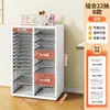 Gabinete de Almacenamiento con Cajones, Gabinete de Almacenamiento para Cosméticos, Gabinete de Almacenamiento de Múltiples Niveles para Snacks y Juguetes en el Dormitorio y la Sala de Estar, de Pie