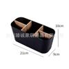Transfronterizo en stock Patente Europea Escritorio Bambú-madera Caja de Almacenamiento Oficina Papelería Artículos Varios Mando a Distancia Caja de Almacenamiento