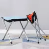 Reposapiés de Dormitorio, Taburete Pequeño Plegable con Patas, Taburete Sencillo para la Hora del Almuerzo, Taburete Pequeño Plegable para Estudiantes de Arte, Sillón Reclinable Pequeño Reposapiés, Plegable para la Hora del Almuerzo