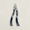 Bufanda con Borla Redonda 130*5 cm, Bufanda de Sarga de Seda Artificial, Cinta para el Cuello de Moda y Versátil, Lazo para Bolso